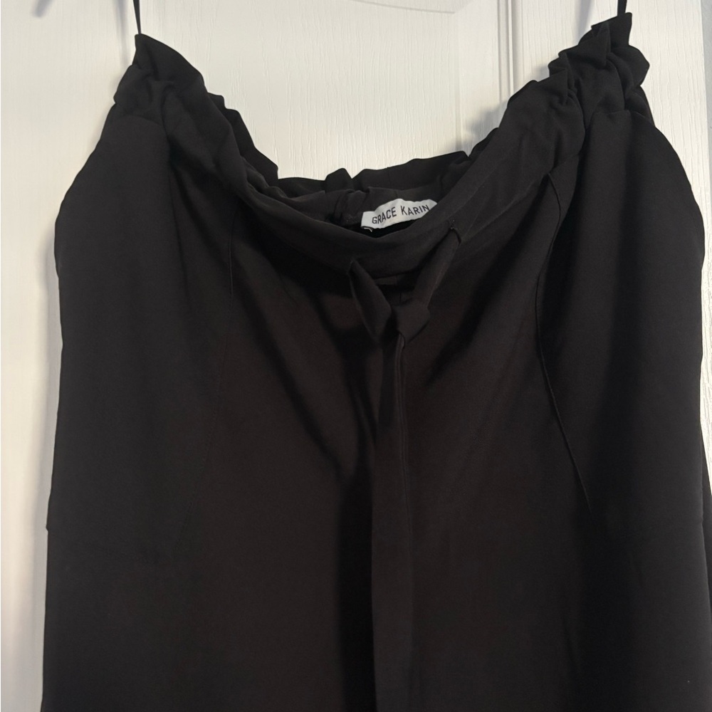 Grace Karin Black Women's Pants